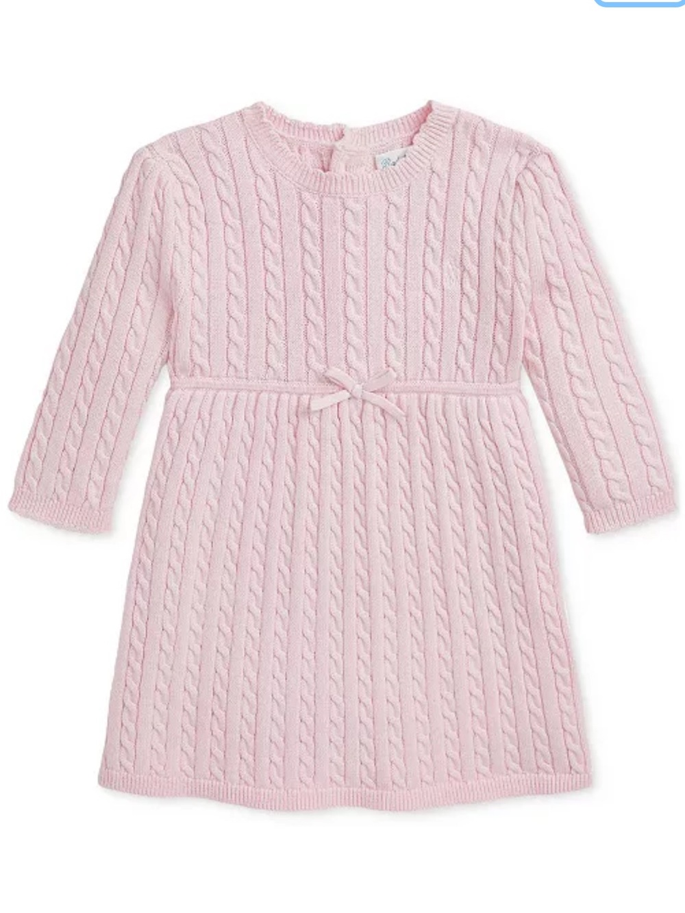 Polo Ralph Lauren Baby Cotton Cable-knit Dress